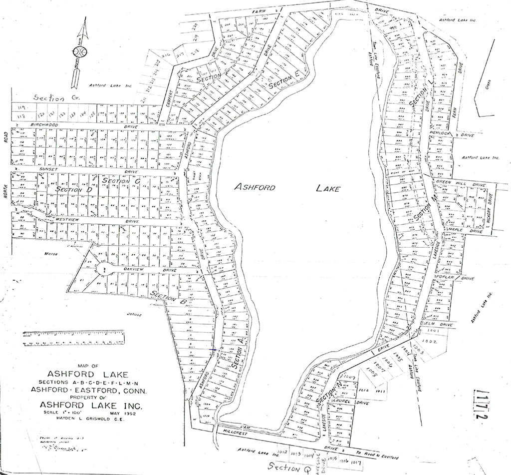 map of ashford lake and alpoa